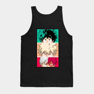 My Hero Academia +Retro style Tank Top